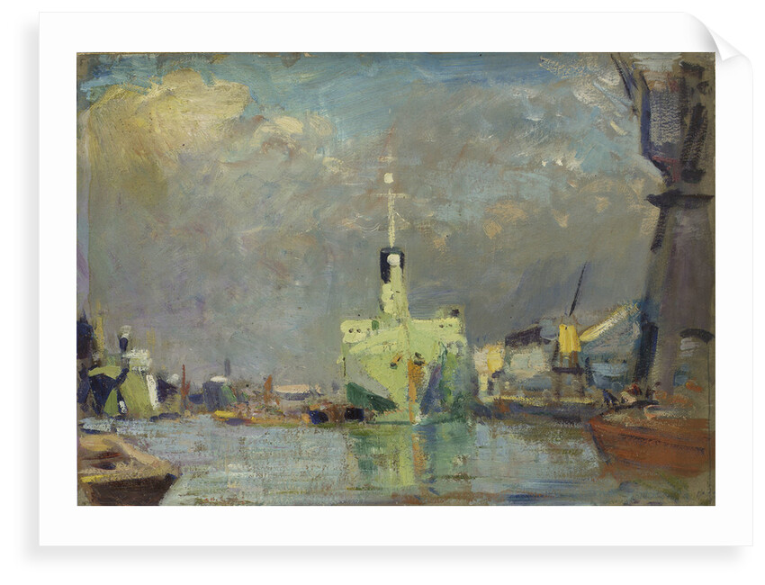 London docks by John Everett