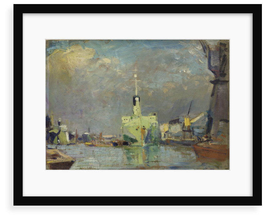 London docks by John Everett