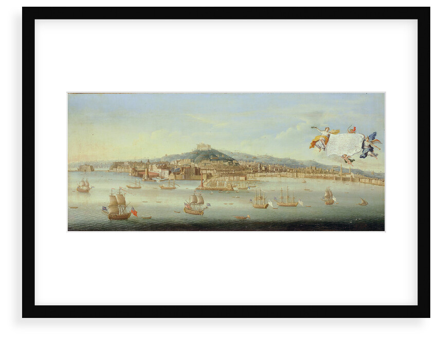 Panoramic View of the Bay of Naples by Gaspar Butler