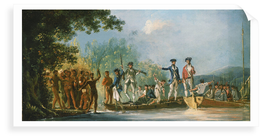 Landing at Mallicolo, 1774 by William Hodges