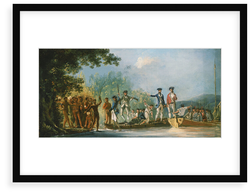 Landing at Mallicolo, 1774 by William Hodges