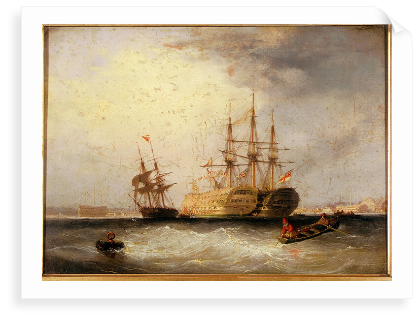 Hulks off Devonport by Nicholas Condy