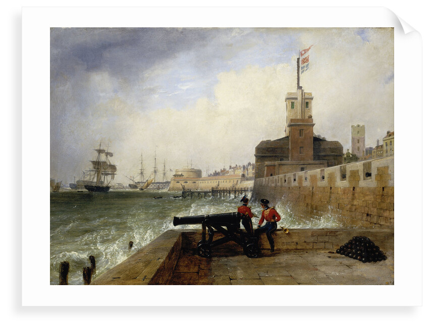 Semaphore at Portsmouth by Edward William Cooke
