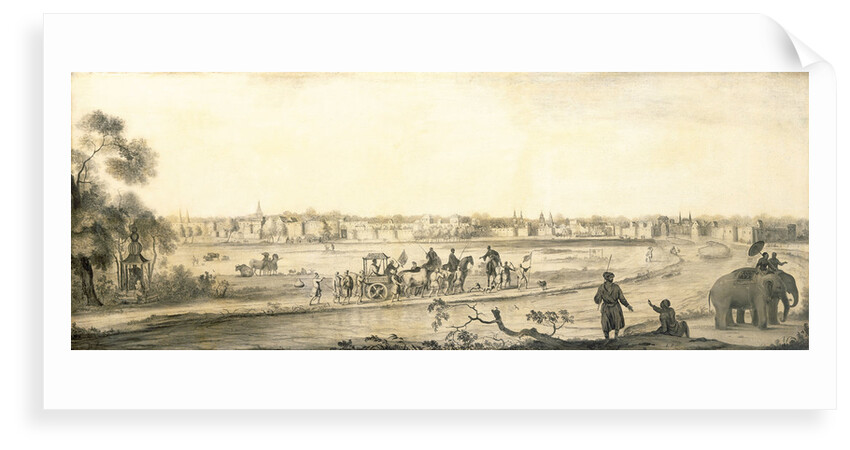 Surat from the land by Ludolf Bakhuizen