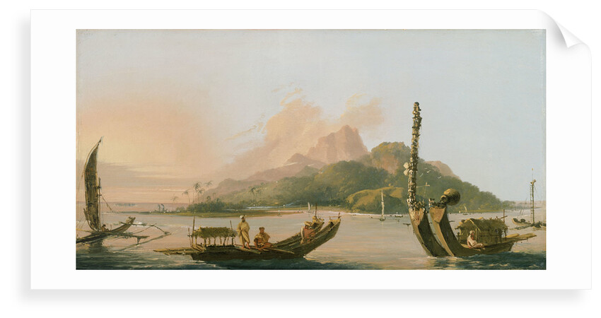 Tahiti: Bearing south east 1773 by William Hodges