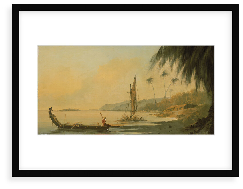 View from Point Venus, Island of Otaheite (Tahiti) by William Hodges