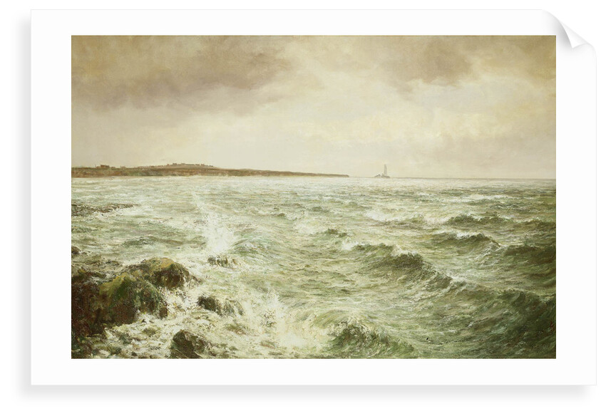 View of Whitley Bay, Northumberland by John Falconer Slater