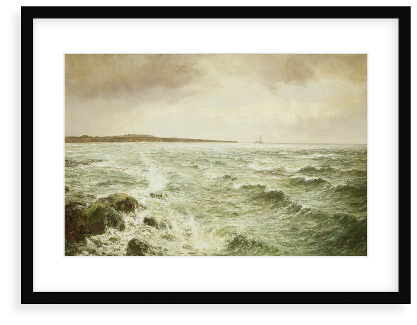View of Whitley Bay, Northumberland by John Falconer Slater