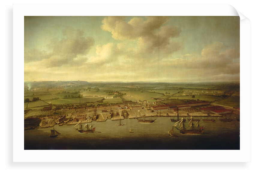 Woolwich Dockyard by Nicholas Pocock