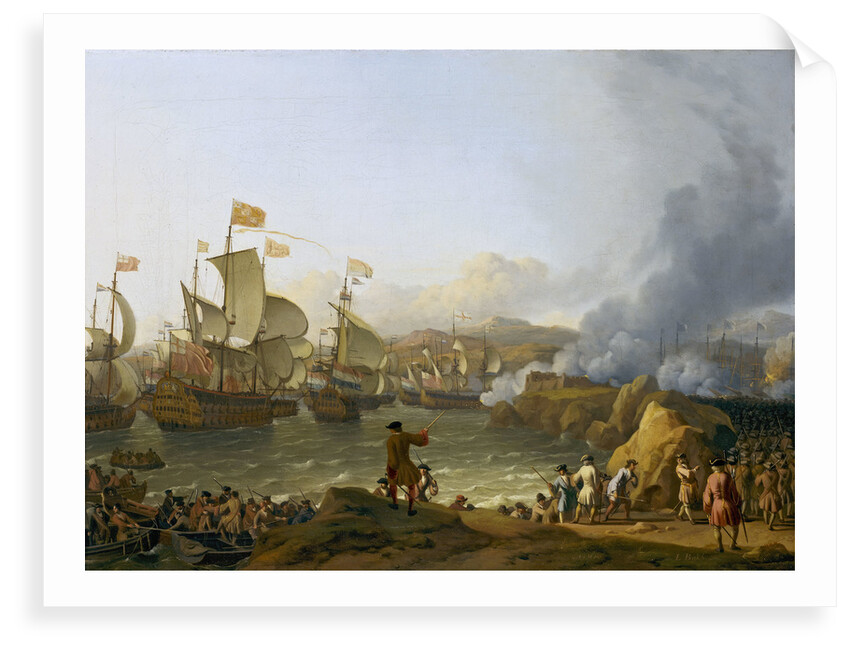 The Battle of Vigo Bay, 12 October 1702 by Ludolf Bakhuizen