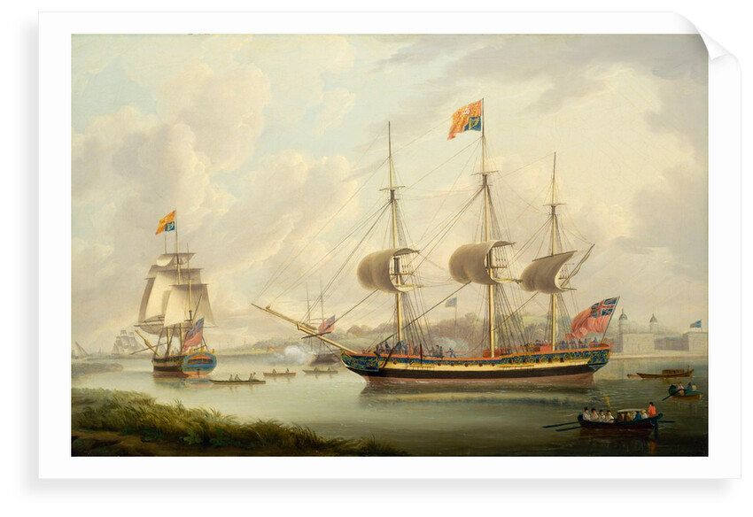 Visit of George IV to Greenwich, August 1822 by Unknown