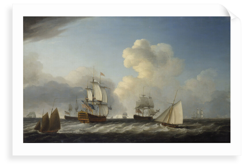 The 'St George' with other vessels by Dominic Serres the Elder