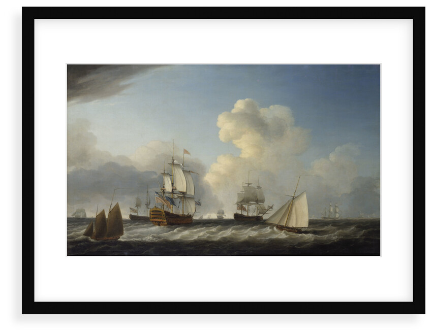 The 'St George' with other vessels by Dominic Serres the Elder