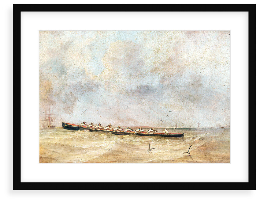 HMS 'Pique's' gig by John Christian Schetky