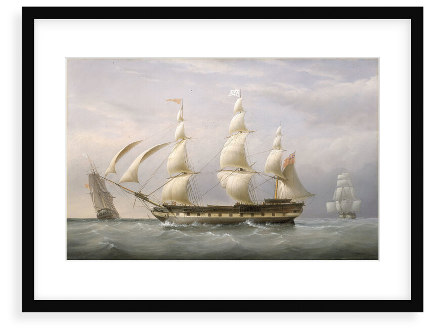 The West Indiaman 'Britannia' by Joseph Walter