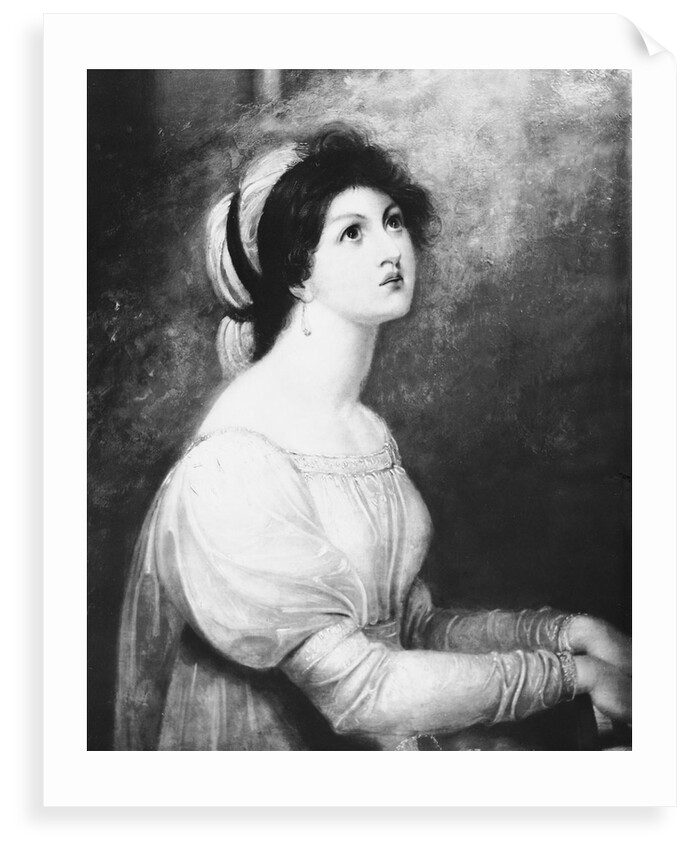 Lady Hamilton as Saint Cecilia by Richard Westall