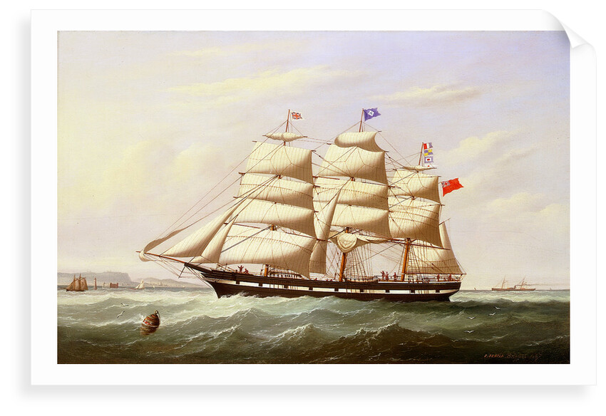 The barque 'William Yeo' by Joseph Semple