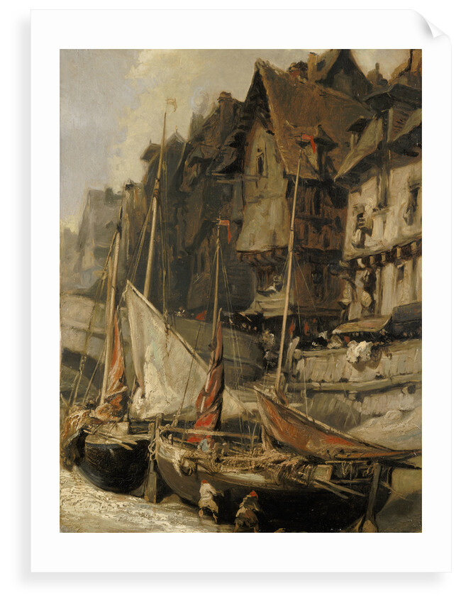 Port Scene by Louis Gabriel Eug