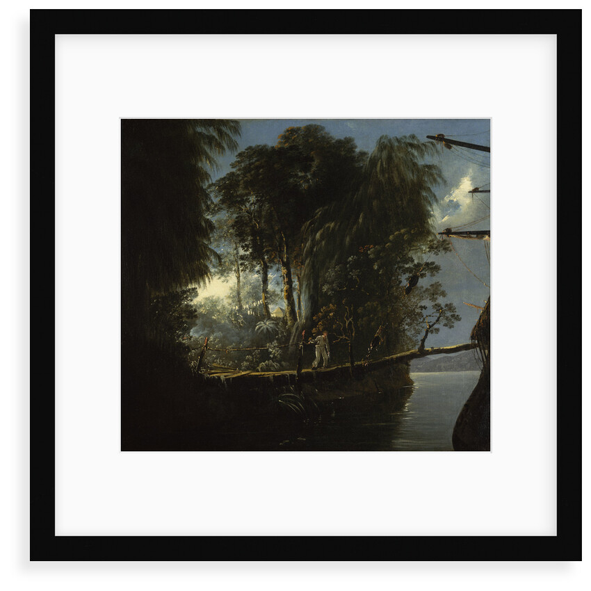 View in Pickersgill Harbour, Dusky Bay, New Zealand by William Hodges