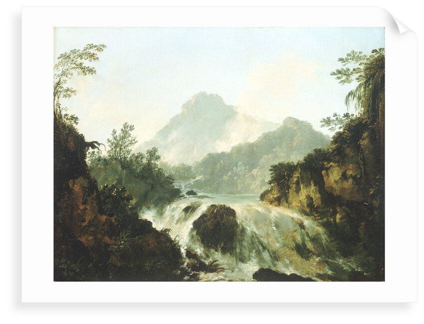 A cascade in the Tuaruru Valley, Tahiti by William Hodges