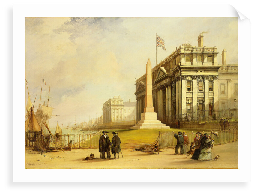 The Bellot memorial at Greenwich Hospital by George Chambers