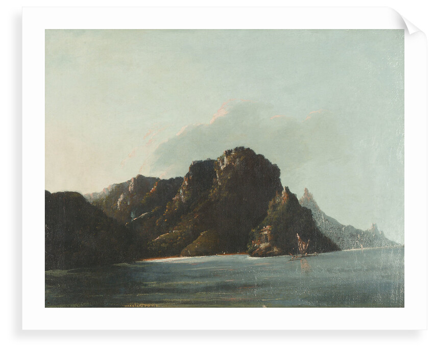 View of Resolution [Vaitahu] Bay in the Marquesas by William Hodges