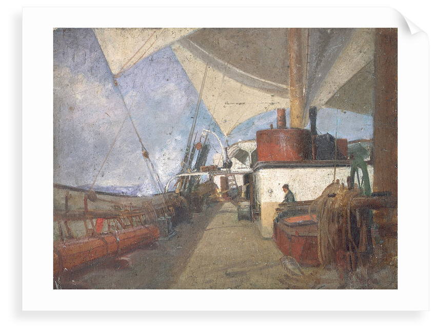 Deck scene on the 'Iquique' by John Everett
