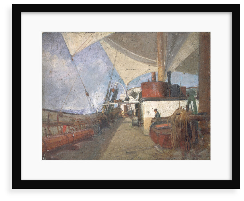 Deck scene on the 'Iquique' by John Everett