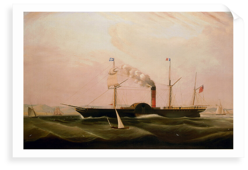 The paddle steamer 'City of London' by William Clark