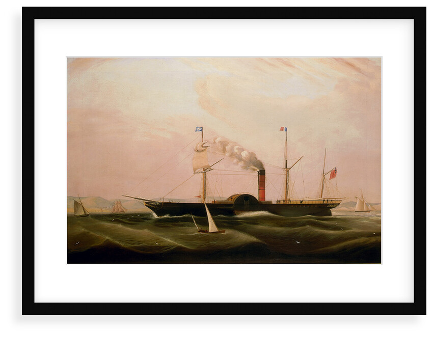 The paddle steamer 'City of London' by William Clark