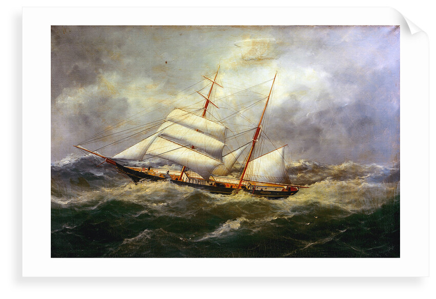 The brigantine 'L'Avennire' by Edmond Adam