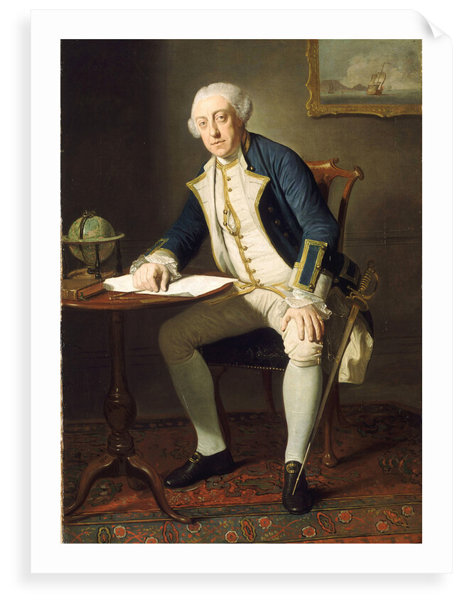 Captain Philip Affleck (1726-99) by Edward Penny