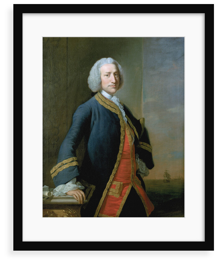 Lord George Anson (1697-1762) by Thomas Hudson