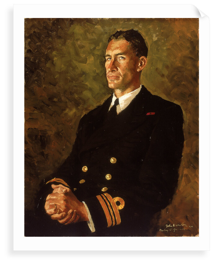 Lieutenant Commander Stephen Halden Beattie (1908-1975) by John Worsley