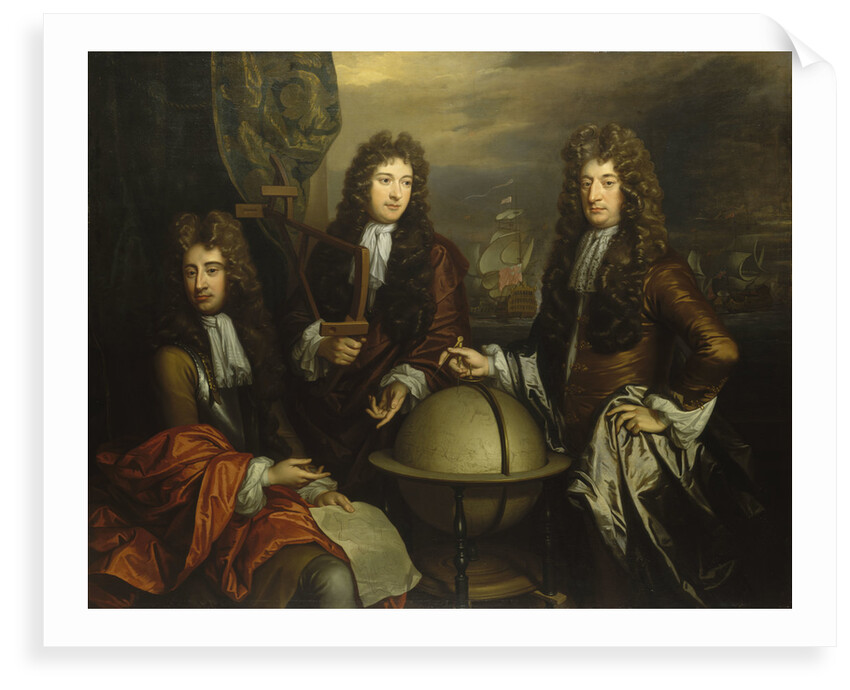 John Benbow (1653-1702), Sir Ralph Delavalle (circa 1645-1707) and Thomas Phillips (circa 1635-1693) by Thomas Murray