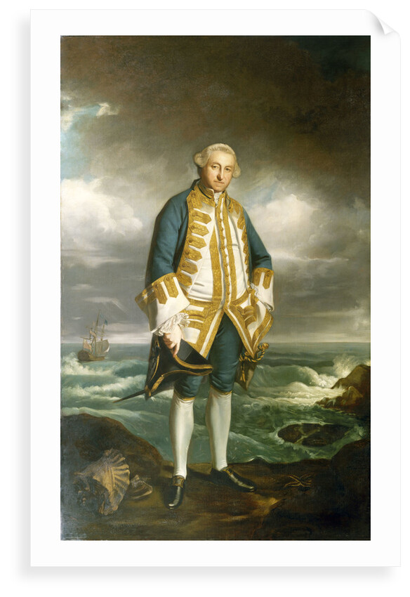 Admiral Edward Boscawen (1711-1761) by Joshua Reynolds