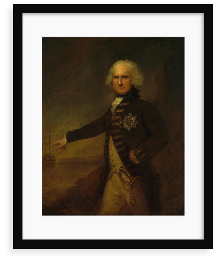 Admiral Alexander Hood, 1st Viscount Bridport (1727-1814) by Lemuel Francis Abbott