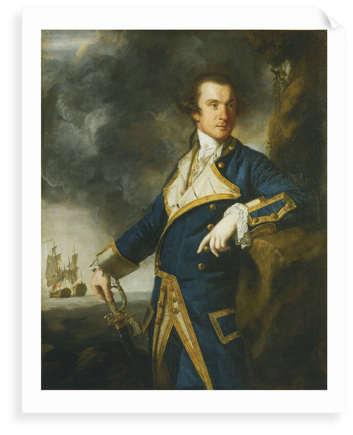 Admiral Alexander Hood, 1st Viscount Bridport (1727-1814) by Joshua Reynolds