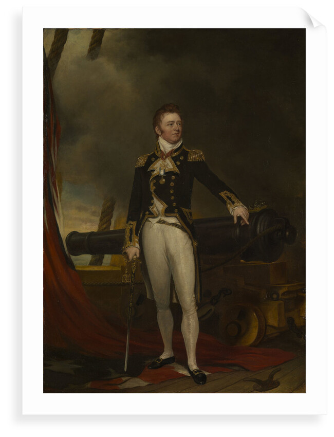 Captain Sir Philip Bowes Vere de Broke 1776-1841 by Samuel Lane