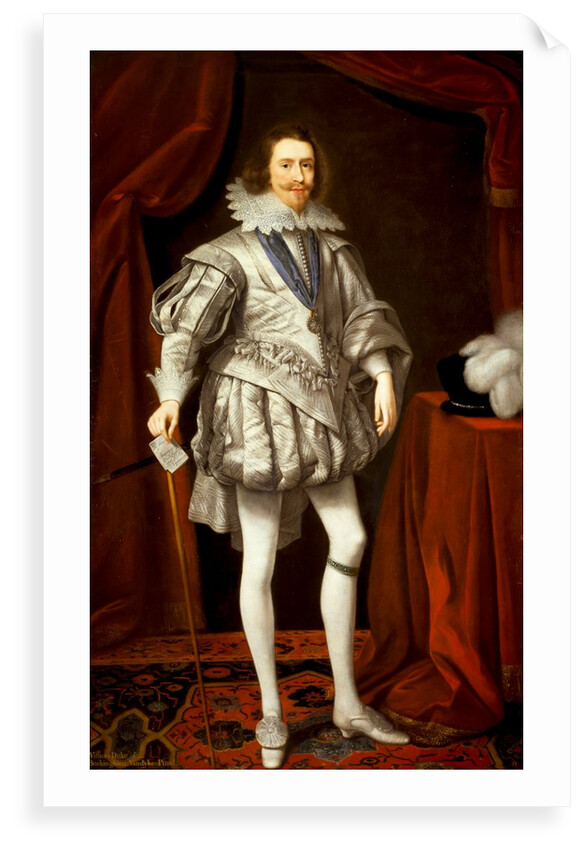 George Villiers, 1st Duke of Buckingham (1592-1628) by Daniel Mytens the Elder