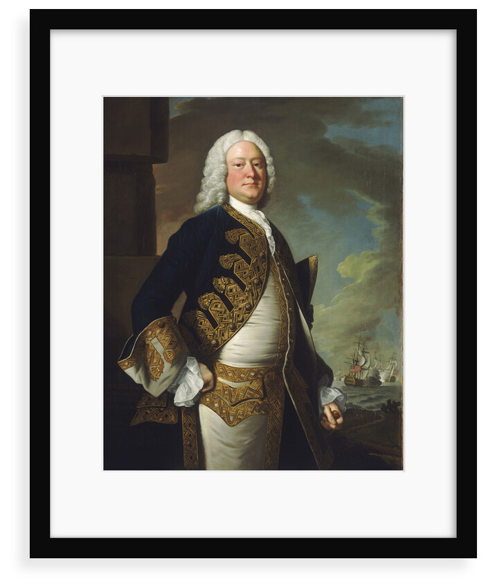 Admiral John Byng (1704-1757) by Thomas Hudson