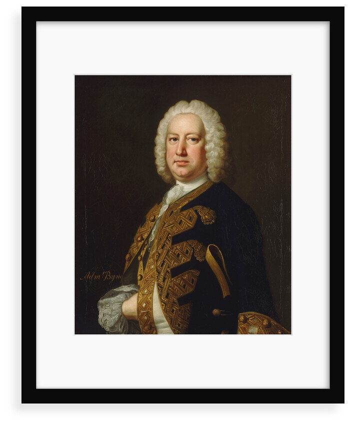 Admiral John Byng (1704-1757) by Thomas Hudson
