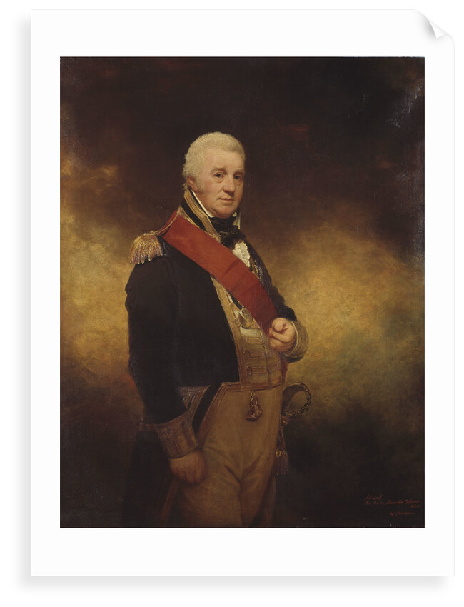 Admiral the Honourable Sir Alexander Cochrane (1758-1832) by William Beechey