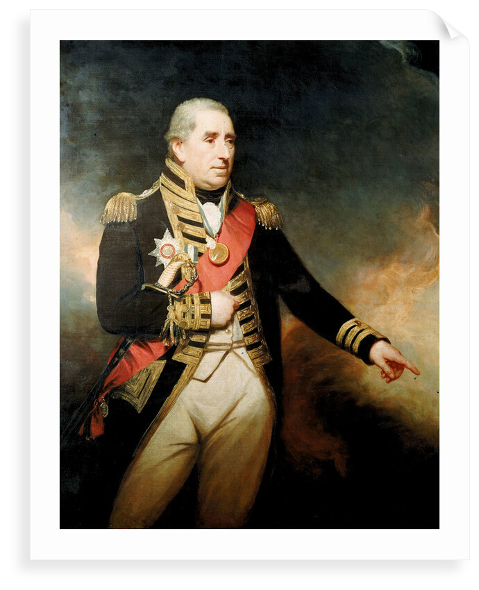 Admiral Sir John Thomas Duckworth (1748-1817) by William Beechey