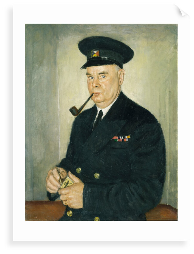 Walter Easton during World War II by Bernard Hailstone