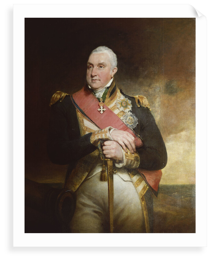 Admiral Edward Pellew, 1st Viscount Exmouth (1757-1833) by William Owen