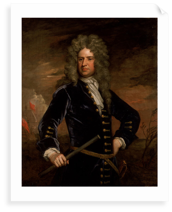 Vice-Admiral Sir Stafford Fairborne (circa 1646-1742) by Godfrey Kneller