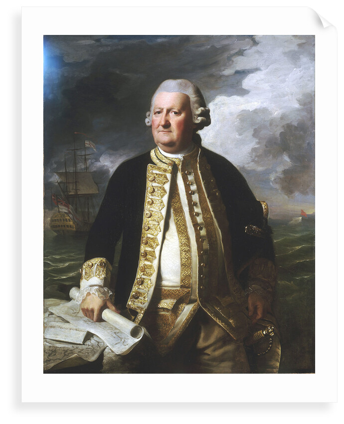Admiral Clark Gayton (1720-87) by John Singleton Copley