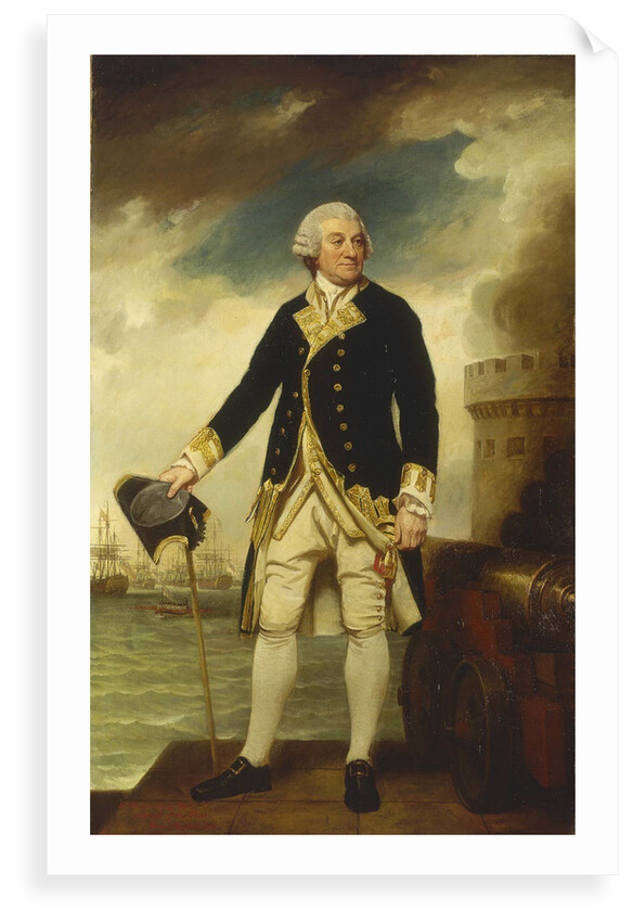 Admiral Sir Francis Geary (1709/10-1796) by George Romney