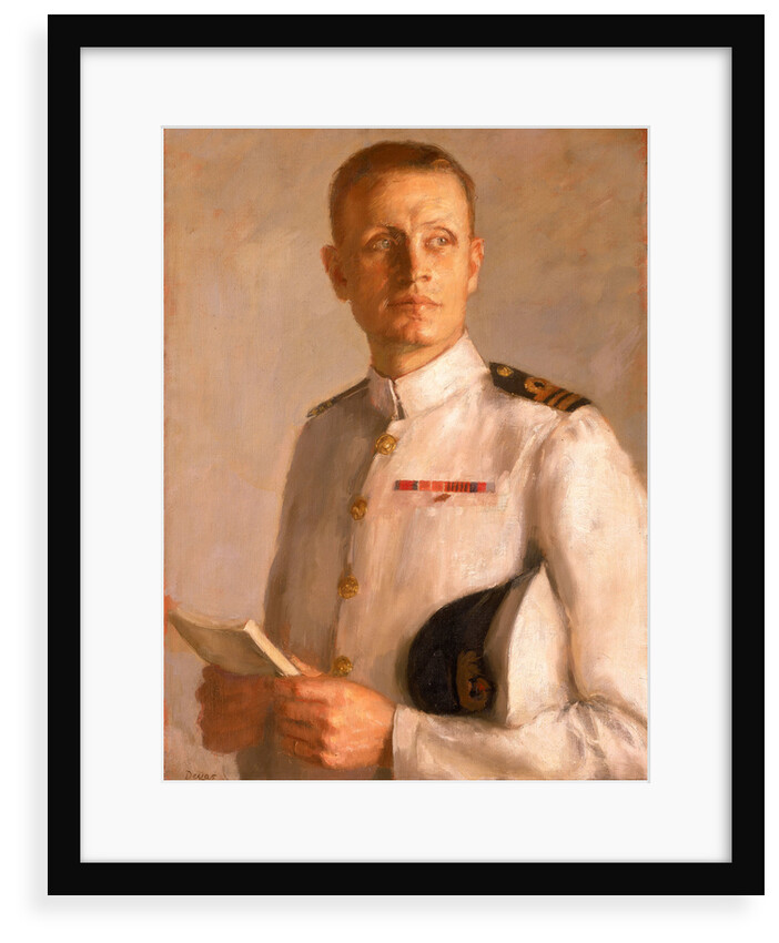 Rear-Admiral M. C. Morgan-Giles (b. 1914) by Anthony Devas